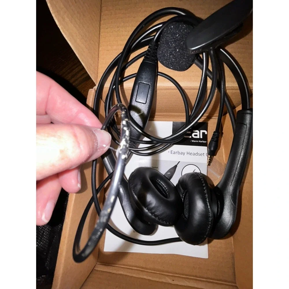 USB Headset with Mute Volume Control,Wired Computer Headsets with Microphone for